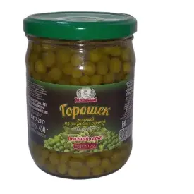 Горошек зеленый консервированный